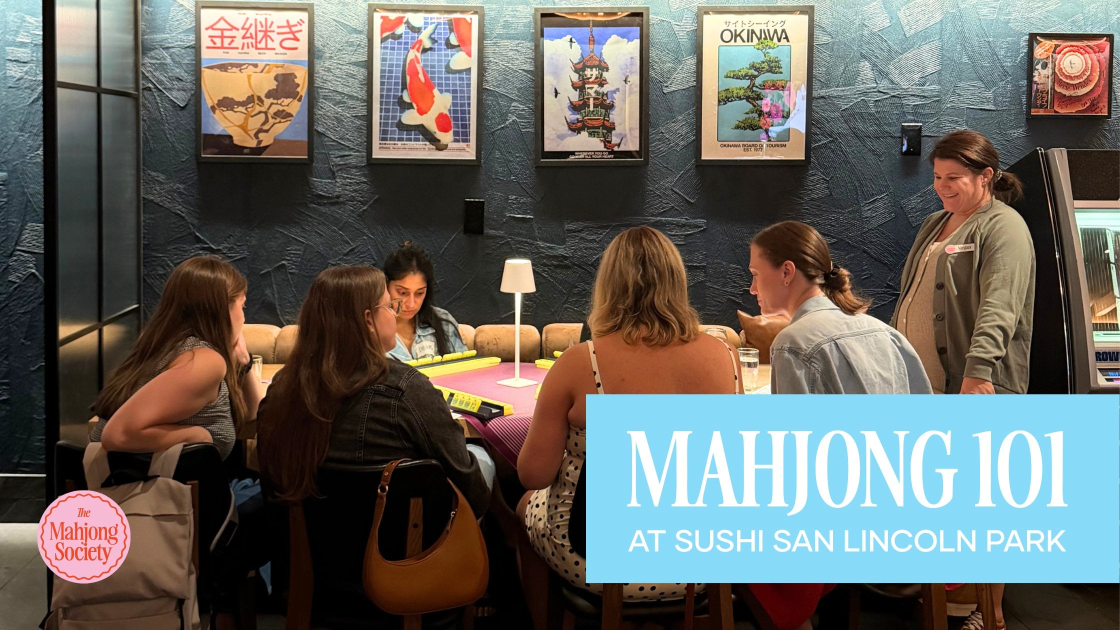 Mahjong 101 at Sushi-san Lincoln Park